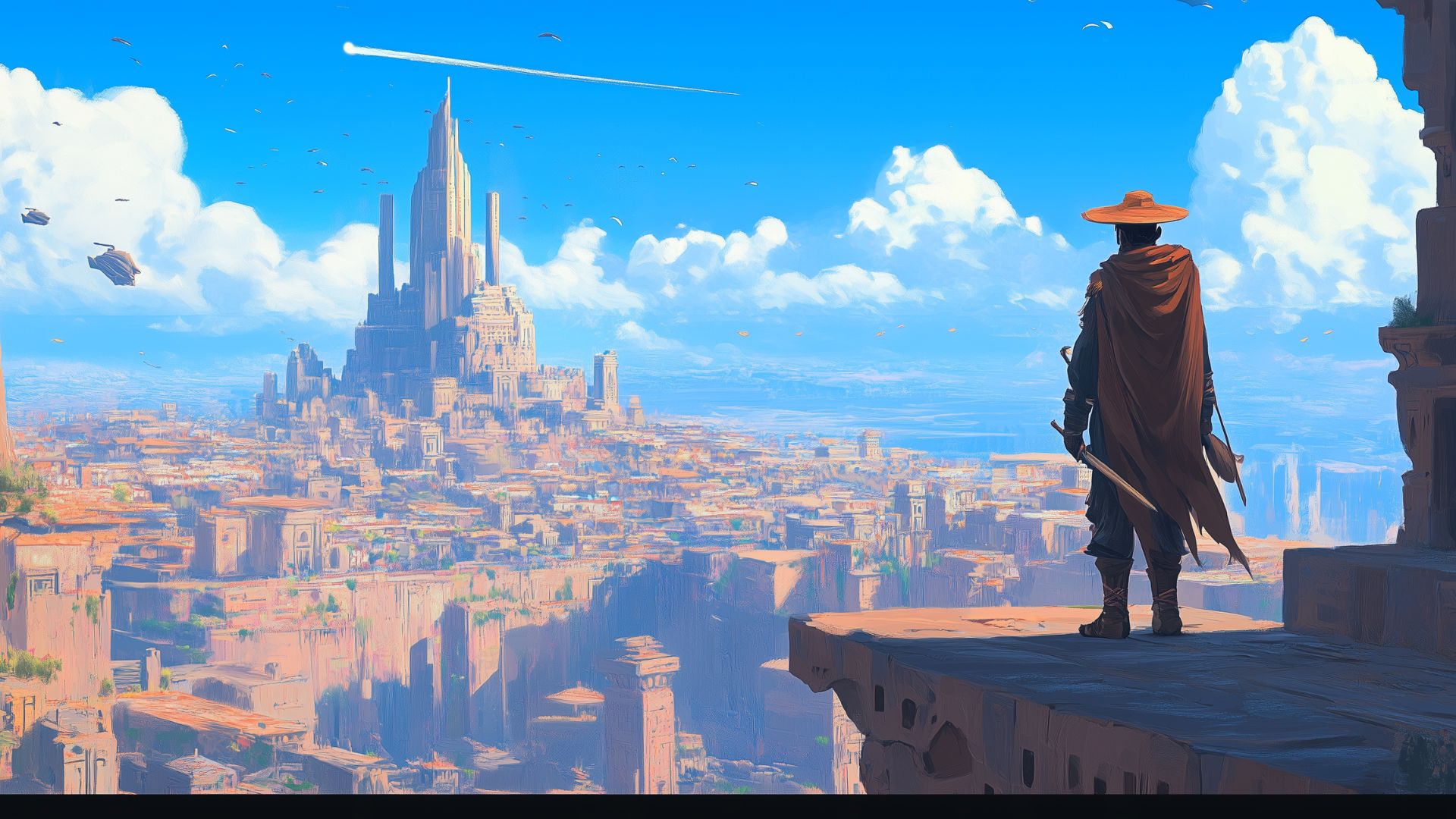 Architetto della Mente - Egonautica Un Nomade che guarda un deserto epico